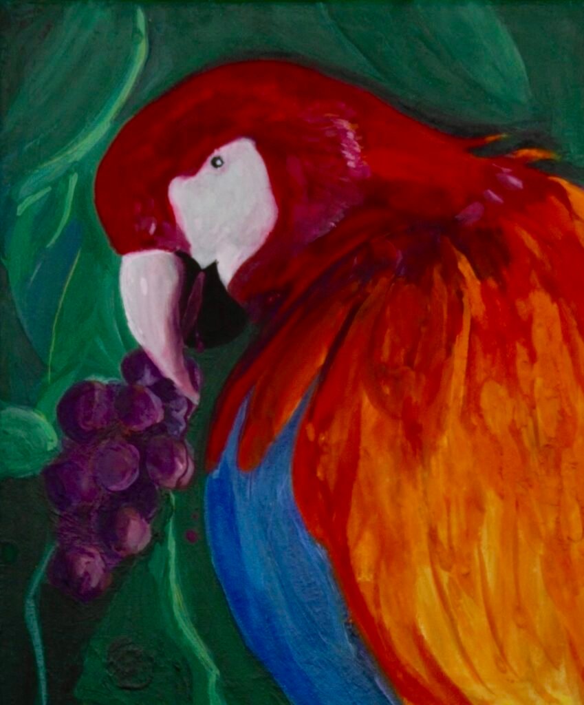 Beauty is Power by Caroline
Gouache on canvas